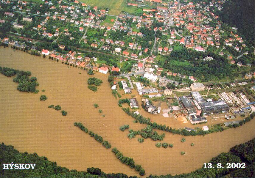 hýskov povodně